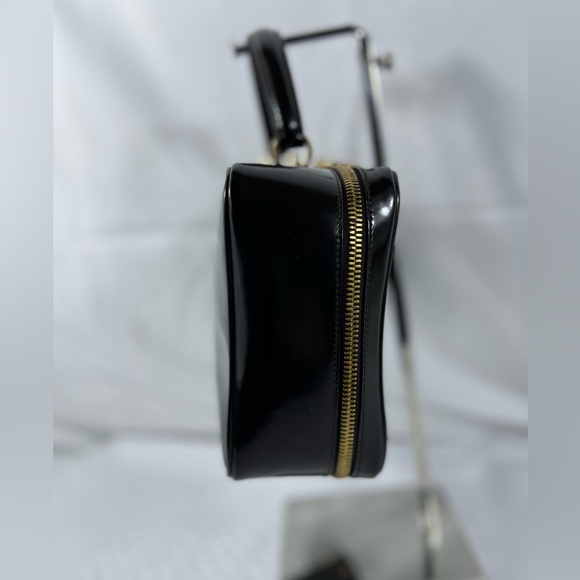 Gucci Vintage Black Patent Leather Top Handle Box Bag - Picture 3 of 15